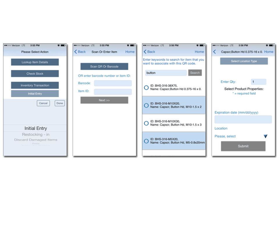 screenshot of QR Maintenance